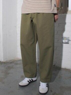 NEW Quasi Warren Trouser Pants Twill Cotton Skate Green Size 26x27 NWT